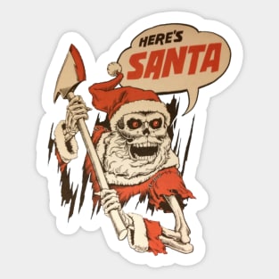 Here'sssss Santa.. Sticker